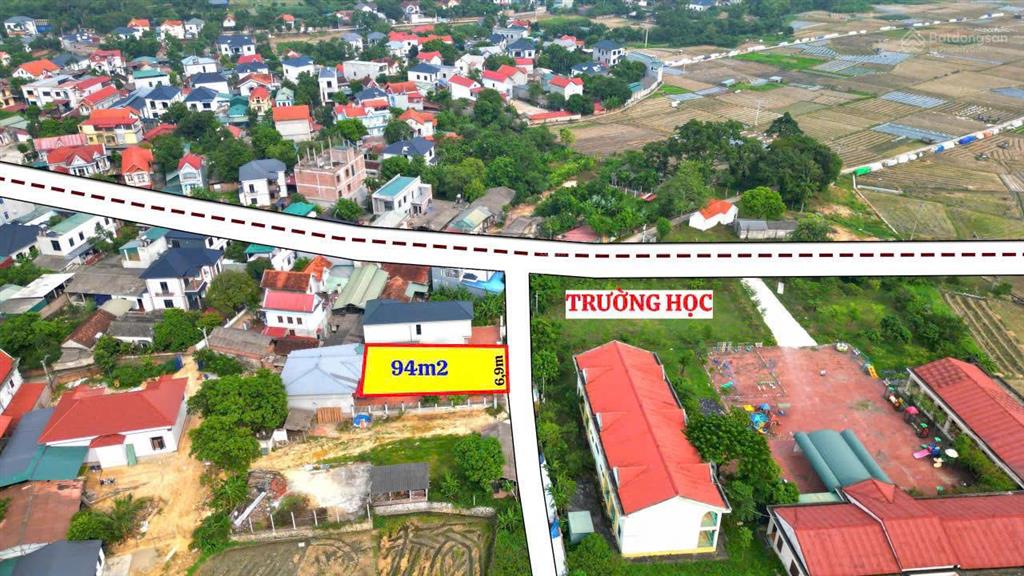 Chính chủ bán gấp lô đất cạnh trường học hồ sơn, tam đảo 94m mt 6,95m đường ôtô 9xxtr 0988296228