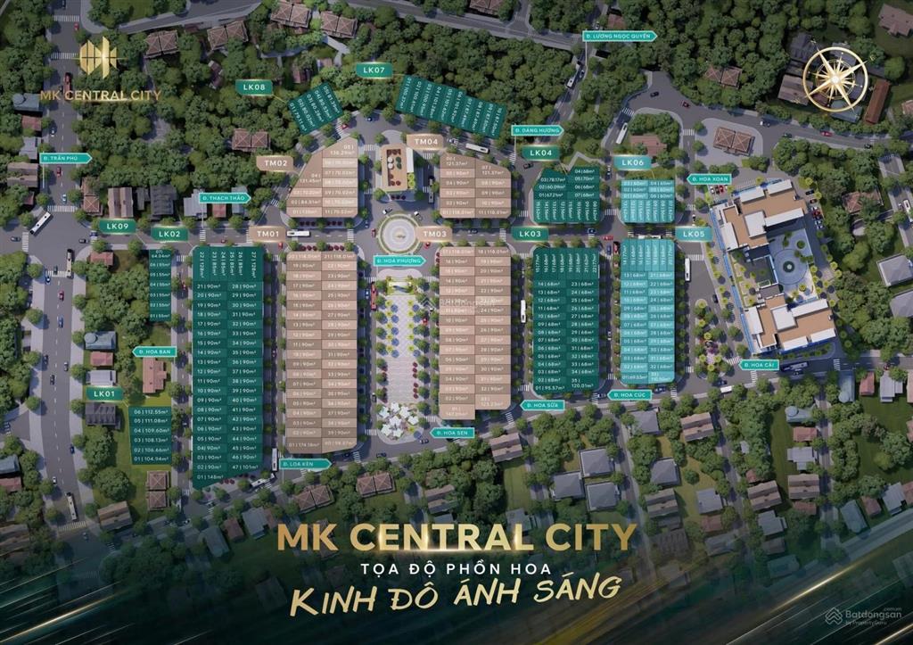 Ưu đãi 1 cặp đất nền sổ đỏ khu đô thị mk phủ hà central city chiết khấu tốt công chứng ngay