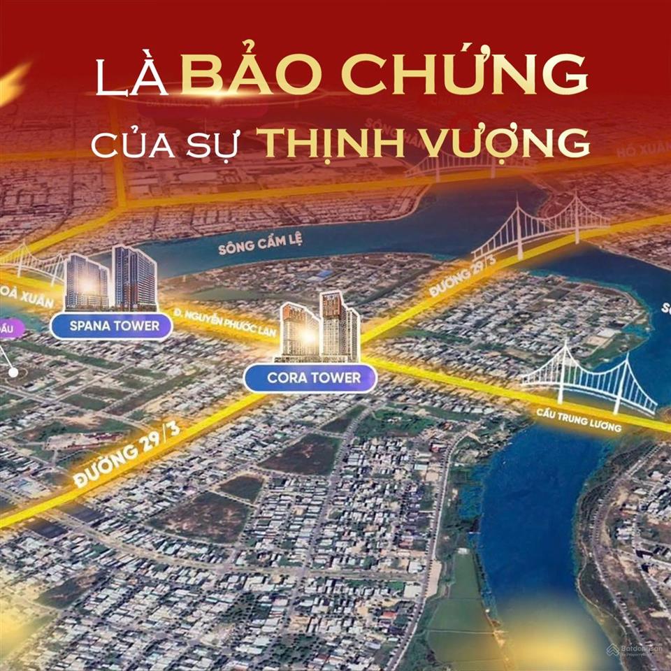Suất ngoại giao cho căn hộ 2pn chỉ với 780tr tại cora tower, hoà xuân, đà nẵng