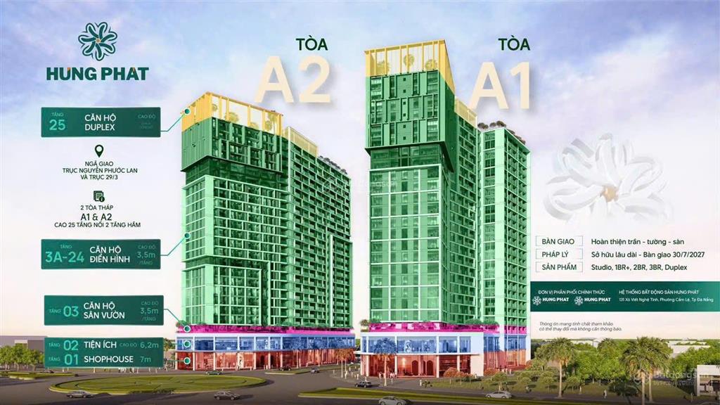 Chỉ từ 800 tr (25%) đã sở hữu ngay căn hộ 2 ngủ gần biển tại đà nẵng