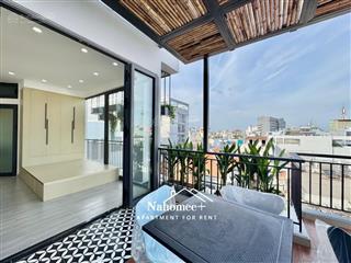 Khai trương căn hộ cao cấp balcony sân thượng chill, ngay chợ bà chiểu, lê quang định  bình thạnh