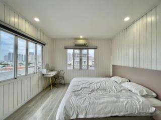 Căn hộ 1pn balcon tầng thượng ngắm thành phố70m2, ngay đh uef, hồng bàng  đbp cầu thị nghèbt