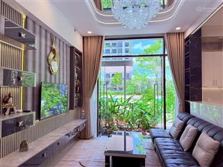 Bán duplex thông tầng lumiere 128m2 full nội thất luxury view hồ bơi