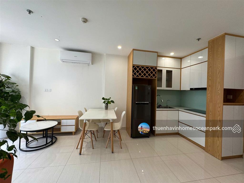 Cho thuê 1n 6.5tr/tháng full nội thất tại vinhomes ocean park 1
