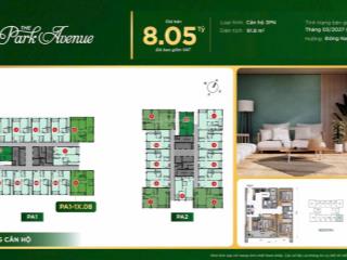 Bán căn hộ the park avenue  3pn, trung tâm quận 11, mặt tiền đường 3/2