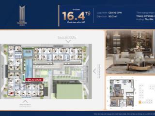 Hàng hiếm!! căn hộ 3pn the grand manhattan quận 1  chỉ 6.85 tỷ nhận nhà