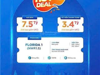 Deal hot!! florida 1 novaworld phan thiết  nhà phố thương mại  trục chính 24m  giá tốt chốt nhanh
