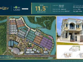 Nhà phố căn góc aqua city phong cách valencia  diện tích 159.9m²  view đẹp, giá tốt, nhận nhà ngay