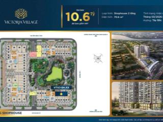 Siêu phẩm shophouse mặt tiền đường nguyễn mộng tuân  victoria village