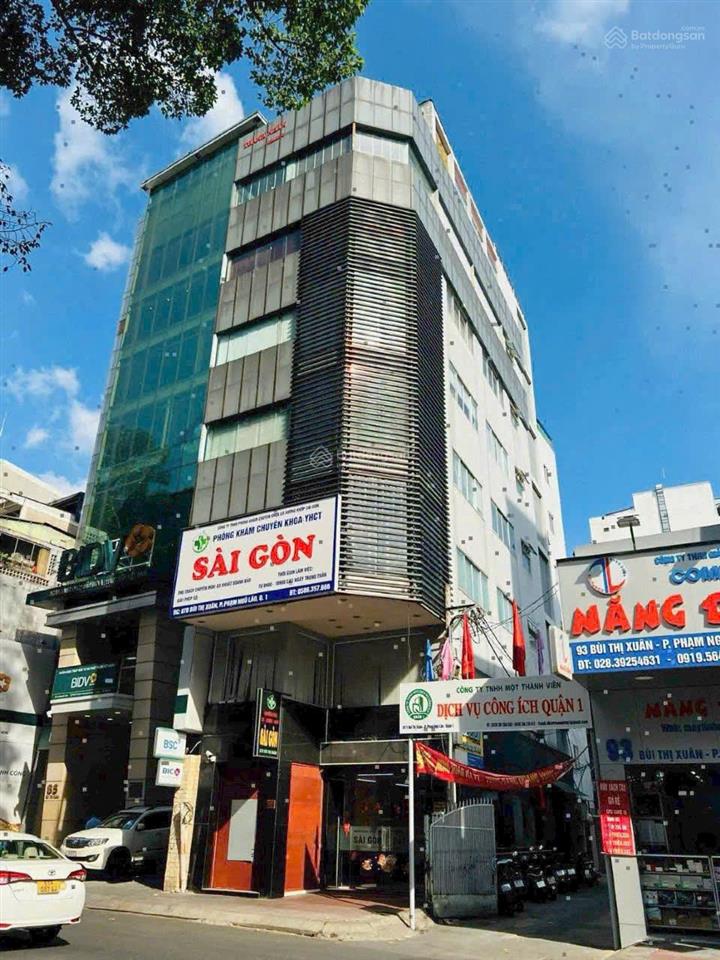 Tòa building 2mt bùi thị xuân 8 tầng, dtsd 828m² hđ thuê 250tr/tháng giá chỉ 73 tỷ!
