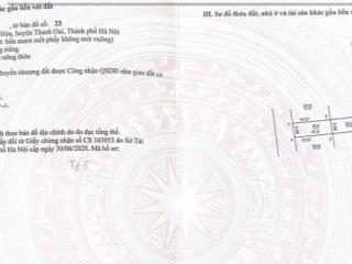 Bán lô 41m ngay hồ bích hoà . thanh oai