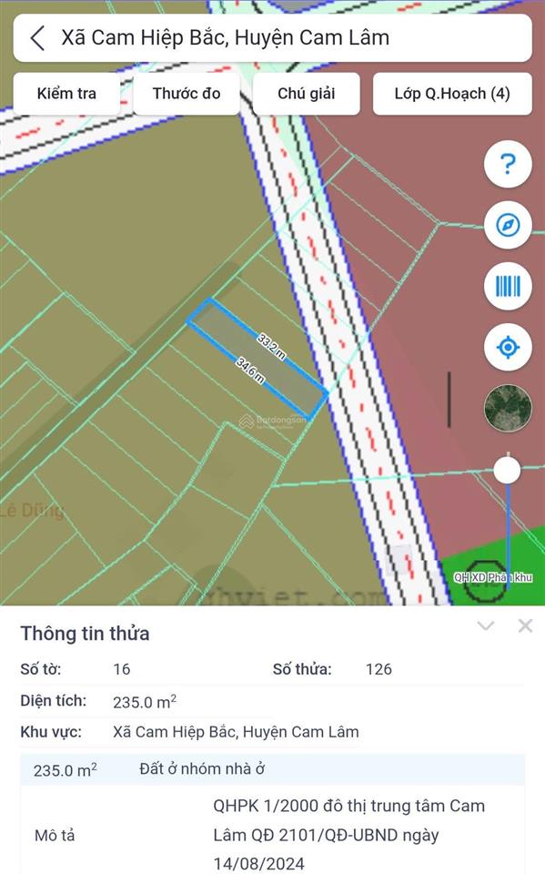 Bán nhà riêng tại xã cam hiệp bắc, giá 2 tỷ, diện tích 235.7m2