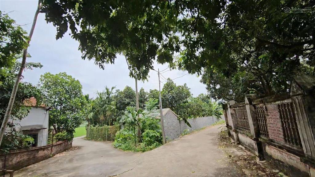 Lô đất hòa lạc 2 mặt tiền kế bên làng mít, giá rẻ, sổ đỏ tại nhà, giá đầu tư chỉ 2x triệu/m²