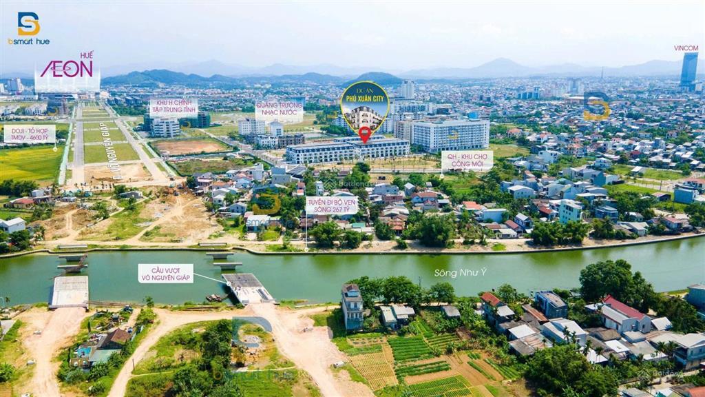 Biệt thự nghỉ dưỡng tân cổ điển dự án phú xuân city đường võ nguyên giáp, tt tp huế chỉ từ 4ty3