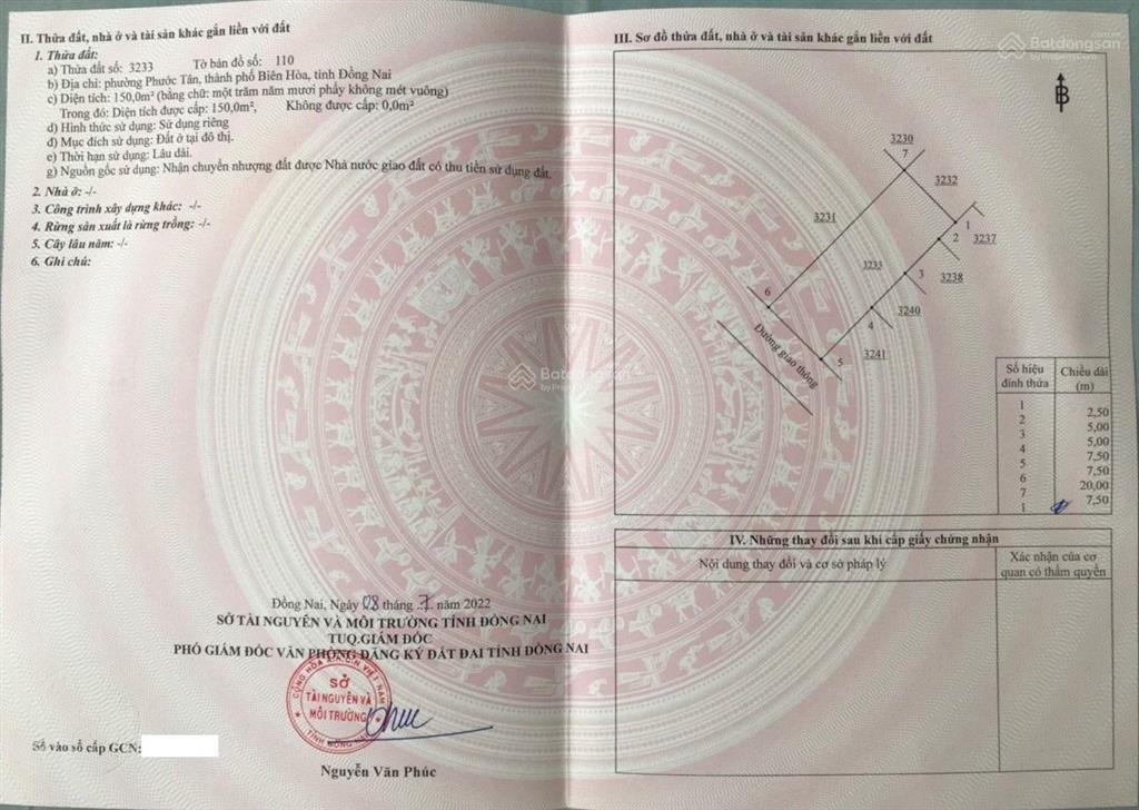 Chính chủ cần bán đất ở đô thị mã nền pg2  10  20, diện tích 150m2 tại biên hòa new city