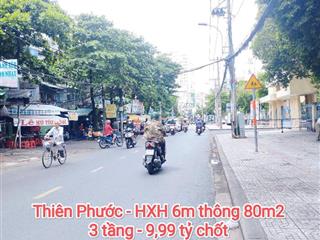 Bán Nhà Khu Thiên Phước - 80m2 - HXH vô nhà - 3 tầng BTCT
