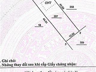 Cần chuyển nhượng lô đất 528m vị trí nằm sát khu công nghiệp nhuận trạch