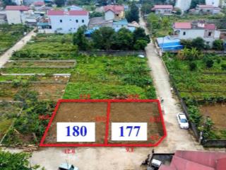 Bán 2 lô đất đẹp tại trần phú, chương mỹ, lô góc 2 mặt tiền 177m2, lô 180 m2 full thổ cư