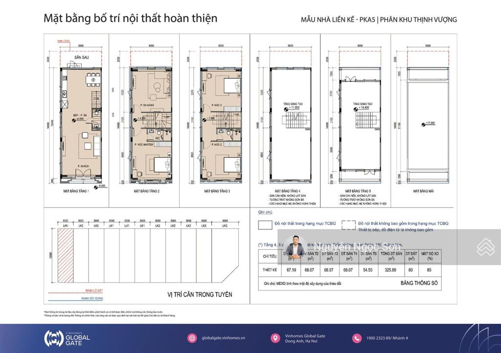 Bán căn liền kề tp4.1  mặt đường 25m  22 tỷ  hướng tây bắc  vinhomes cổ loa