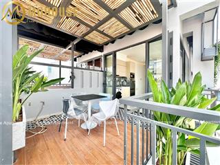 Căn hộ cho thuê balcon cực chill với nội thất mới toanh  decor siêu đẹp  ngay lê quang định bt