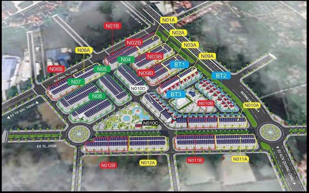 Dự án đất nền tabudec việt yên bắc ninh . giá đầu tư