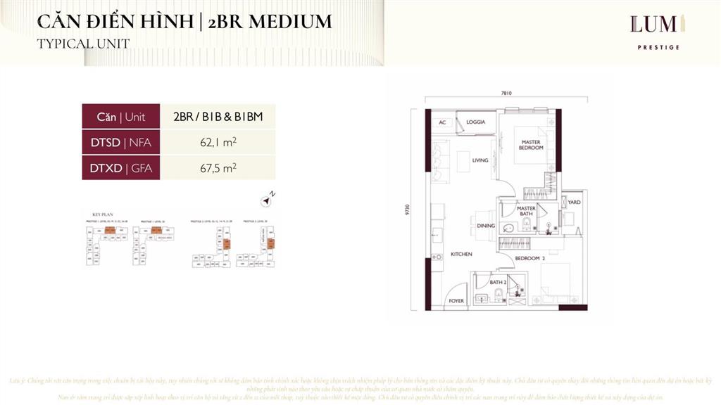 Gấp, cần bán căn hộ 2 phòng ngủ 62.2m2 tại dự án lumi hà nội, cđt capitaland 3 giai đoạn 1  2  3