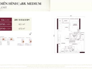 Gấp, cần bán căn hộ 2 phòng ngủ 62.2m2 tại dự án lumi hà nội, cđt capitaland 3 giai đoạn 1  2  3