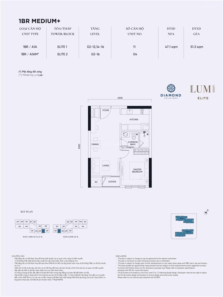 Bán nhanh các căn 2pn 2wc 53.8m2 khu elite víp nhất dự án lumi hà nội. holine 0973 336 ***