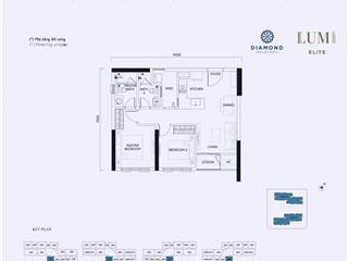 Bán luôn căn 2 phòng ngủ diện tích 62.2m2 đẹp nhất tòa e1, e2 cao cấp nhất lumi hà nội. 0973 336 ***