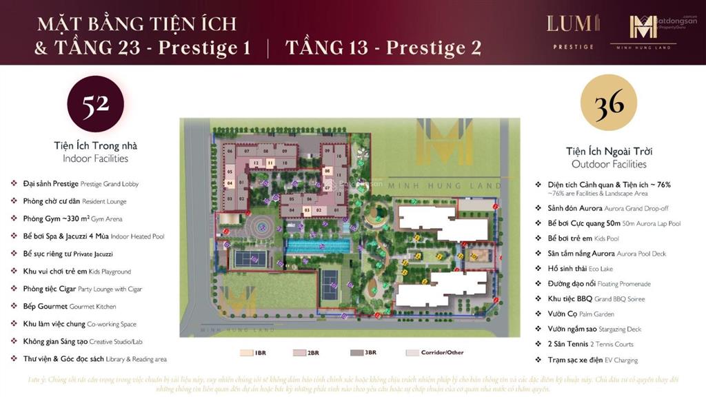 Bán gấp, giá tốt nhất thị trường, căn 01pn tòa prestige tại dự án lumi hà nội hotline 0973 336 ***