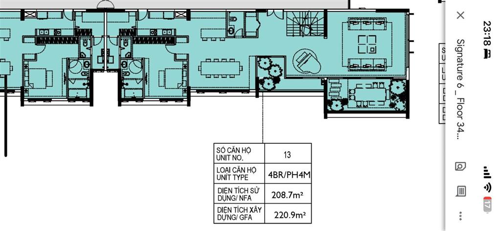 Trực tiếp cđt mở bán căn penthouse 352m2 đẹp nhất tại lumi hà nội. 2026 bàn giao thô kh tự thiết kế