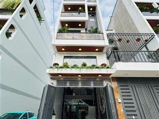 Nhà mới xây 5 tầng, hẻm nhựa 6m xe tải tránh, dt 4,50 x 24,50m