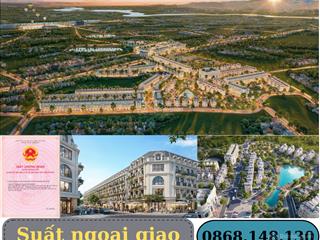 Bán suất ngoại giao lô góc vip nhất dự án,view hồ điều hòa và công viên lớn nhất dự án giá tốt nhất