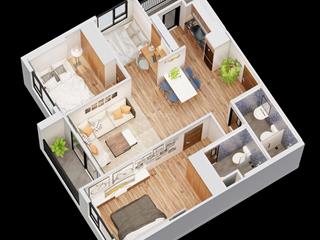 Bán căn 2pn 2vs suất ngoại giao giá tốt nhất thị trường hiện tại, tầng cao view đẹp thoáng mát