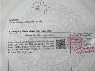 Bán đất tại thôn kép việt tiến  việt yên  bg ( cũ )