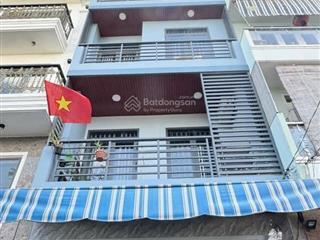Bán nhà 4 tầng đồng bộ cao tầng hẻm xe hơi dương quảng hàm  3pn 4wc  khu dân trí cao