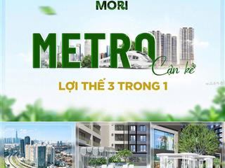 Mori cđt vạn xuân 1pn 53m2 ngay ql13  metro số 2 chỉ 38,6tr/m2 booking gđ1 30tr/suất chọn căn đẹp