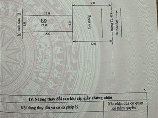 75M mặt tiền kinh doanh tỉnh lộ 419 Hợp Đồng, Chỉ 5,7 tỉ