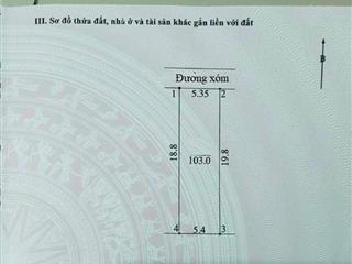 103m full thổ cư Nam Phương Tiến - Xuân Mai, Chỉ 2,1 tỉ