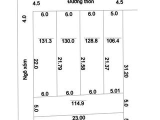 Lô góc 704m ô tô thông Hoàng Văn Thụ xã Trần Phú Chỉ nhỉnh 10tr/m2 