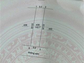 Lô 110,7m full thổ Thủy Xuân Tiên xã Xuân Mai, Chỉ 3,1 tỉ