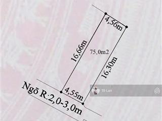 Thôn hầu lâm động bên e đang chào bán 1 lô duy nhất ngõ oto, giá đầu tư chỉ 2xtr/m2