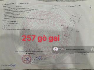 Giá mềm mại  lô 257 không lỗi nhỏ tại khu đô thị gò gai  tn  hp