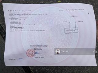 Bán lô đất 370m2 trục đường chính kênh giang, thủy nguyên mặt tiền 13m chỉ nhỉnh 8ty