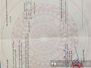 Ra mắt một lô góc f0 sẵn bìa đỏ tại lâm động thủy nguyên hải phòng  giá f0, 1,55 tỷ