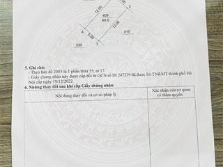Cần bán 60m full thổ cưcổ đông sơn tây cách đường ql21a 300m gần trục liên xã cổ đông  0965 142 ***