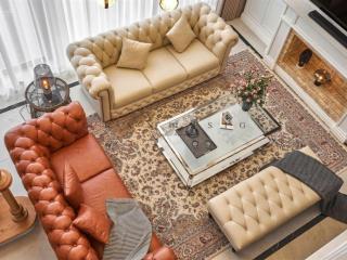 Biệt thự trên không discovery cầu giấy duplex 393m, sân vườn, bể bơi riêng, view hồ tây. hỗ trợ vay