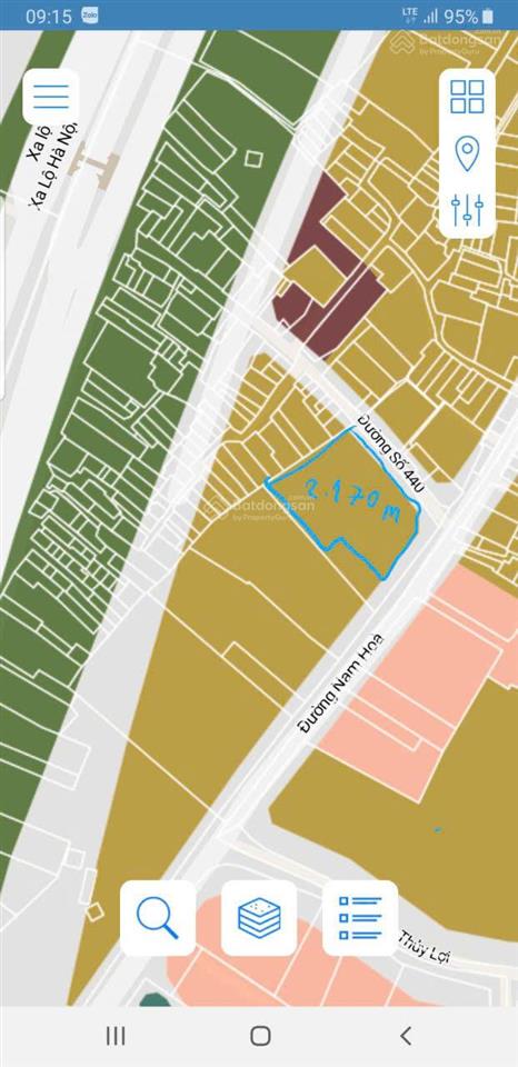 Chuyển nhượng lô đất góc 2mt đường nam hoà  đường 440, phước long a, tp thủ đức