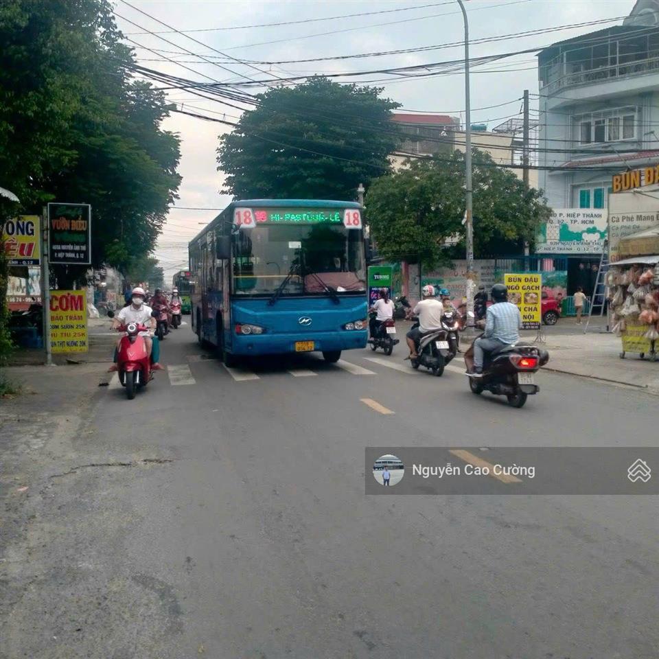 Mặt tiền 8x35m nguyễn ảnh thủ, hiệp thành, q12, thuận tiện xây khách sạn, ngân hàng, cao ốc