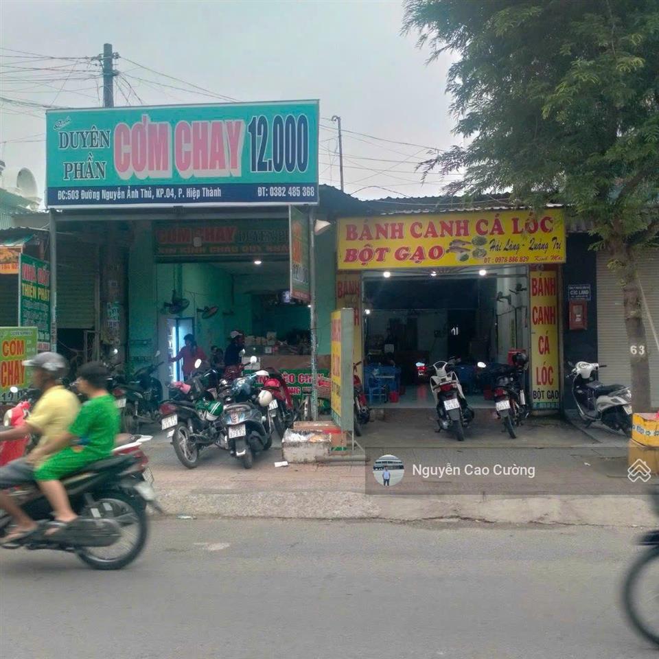 Mặt tiền 8x35m nguyễn ảnh thủ, hiệp thành, q12, thuận tiện xây khách sạn, ngân hàng, cao ốc